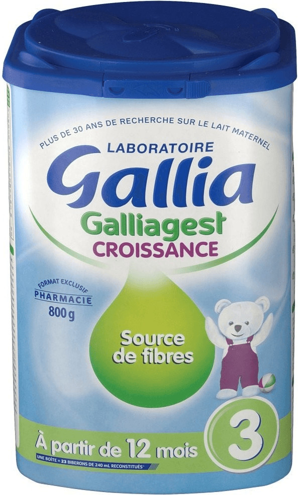 Lait Galliagest Croissance 3 LABORATOIRE GALLIA : Comparateur, Avis, Prix