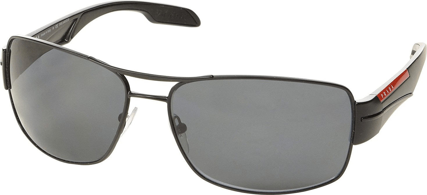 Buy Prada PS53NS 1BO5Z1 demi shiny black polar grey from 171.00