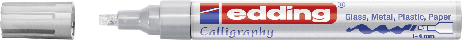 edding Marqueur calligraphie 755 argent
