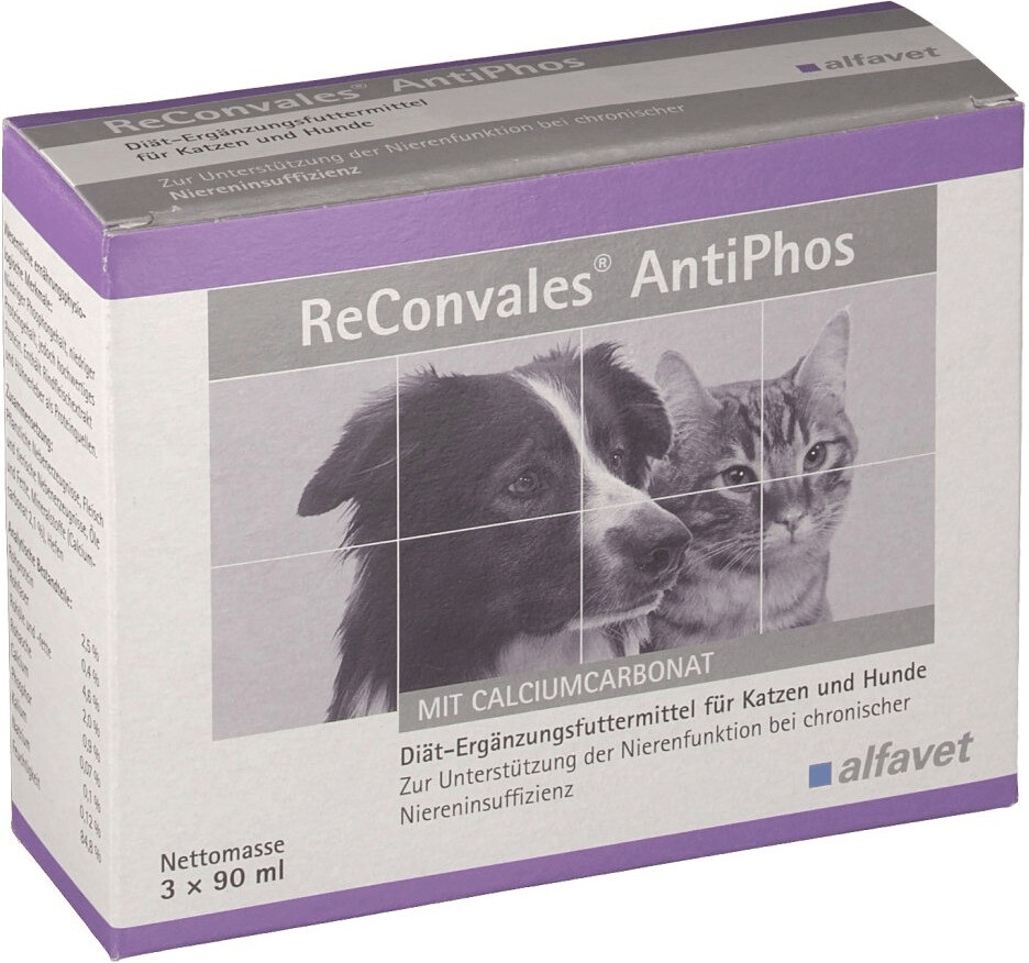 alfavet ReConvales Tonicum AntiPhos Dog Cat 3 x 90 ml
