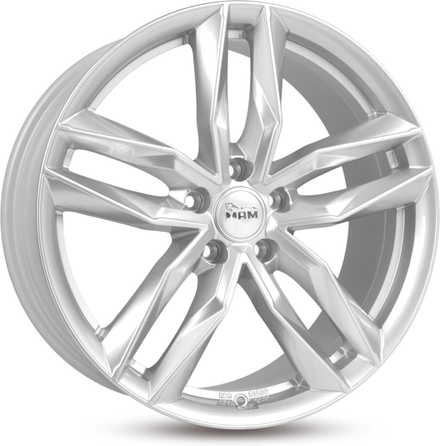 MAM RS3 (8.5x19) silver painted