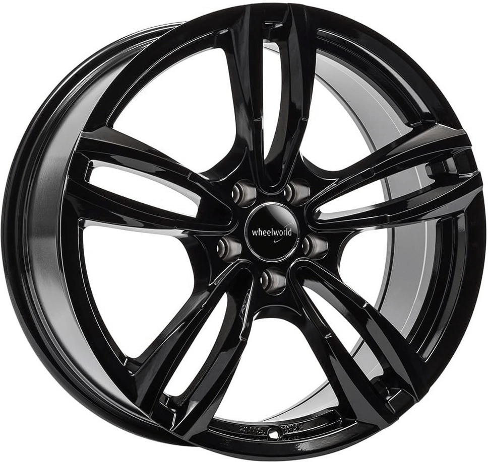 Wheelworld WH29 (7.5x17) noire brillante laquée