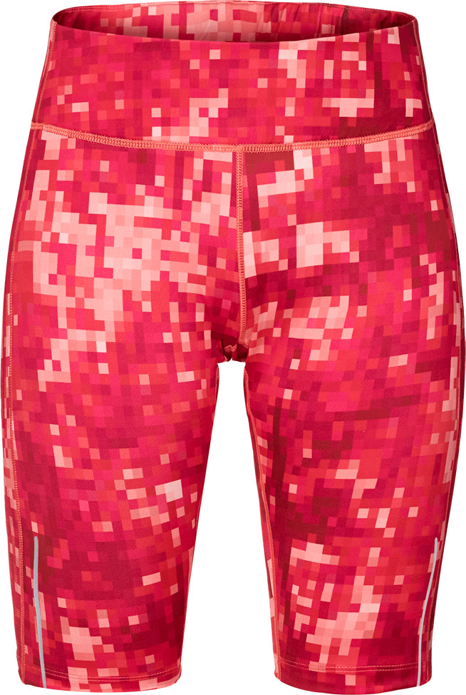 Jack Wolfskin Rain Forest Tights Short Women hot coral all over