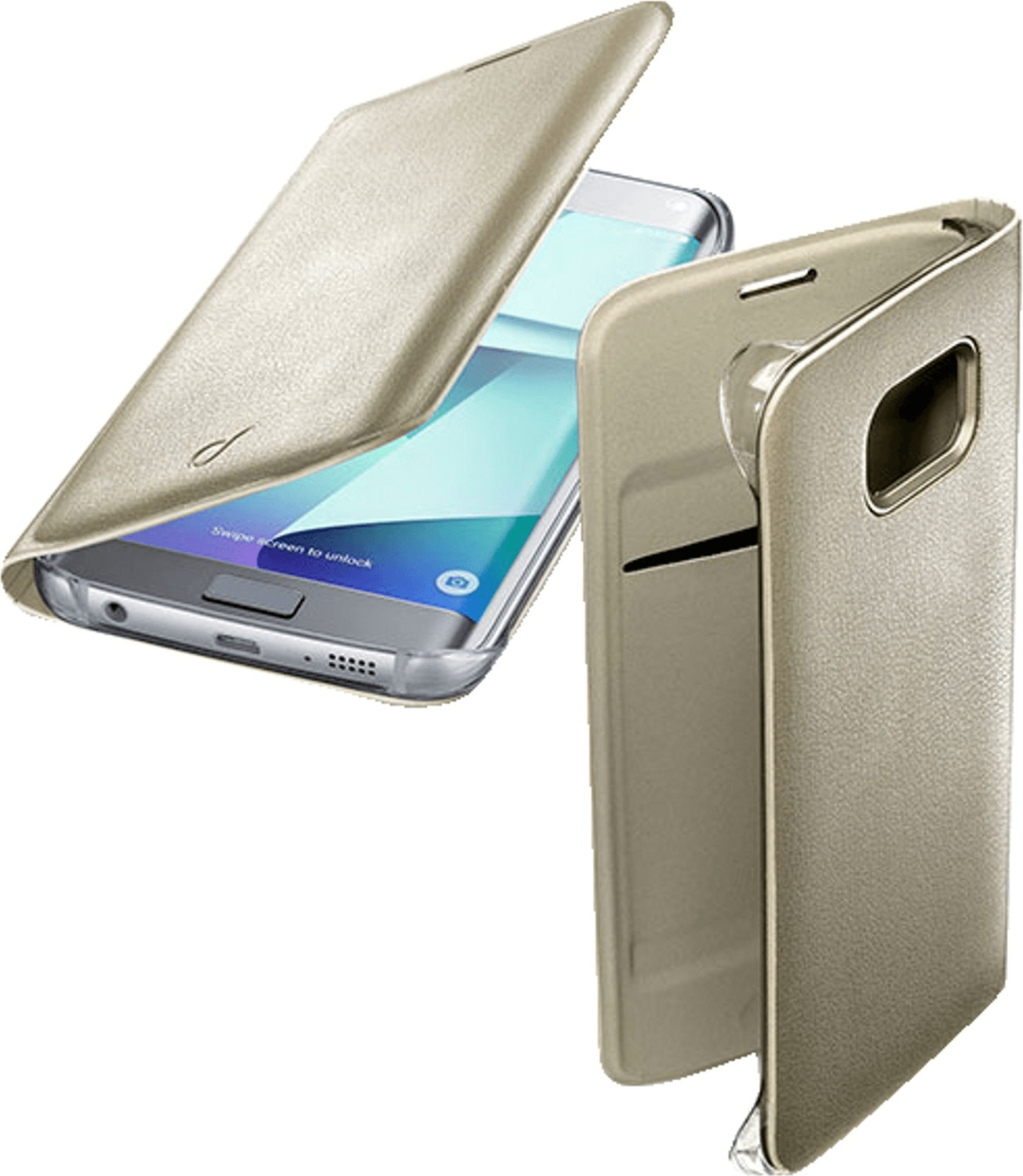Cellular Line Bookcover 37359 (Galaxy S7 edge) gold