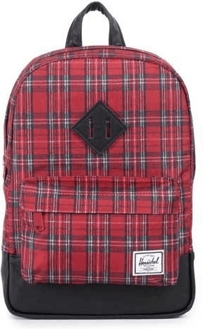 Herschel Heritage Kids Backpack (10073) red plaid