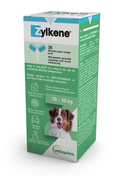 Vetoquinol Zylkène 225 mg pour chiens 30 gélules