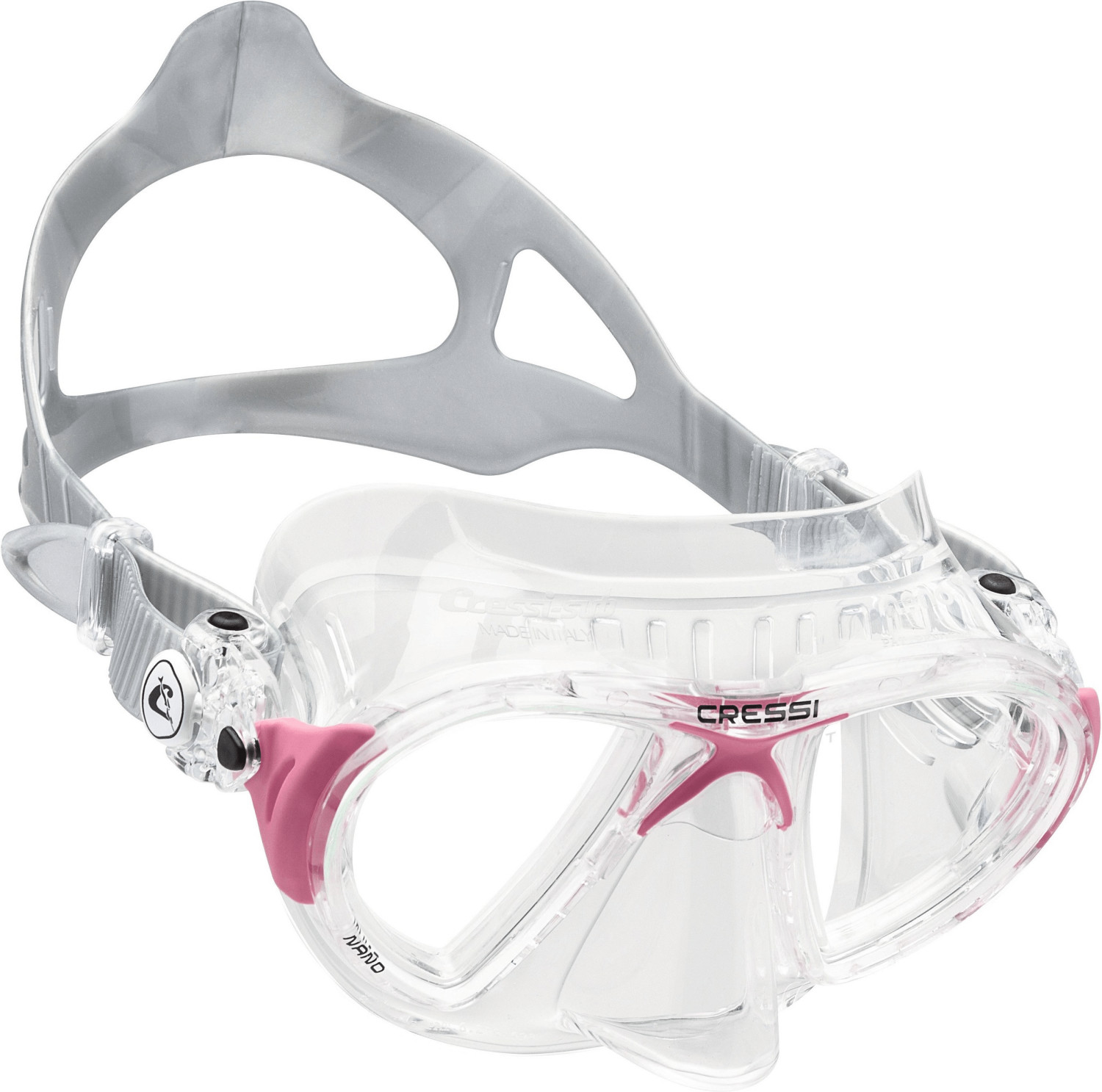 Cressi Nano Crystal clear/pink