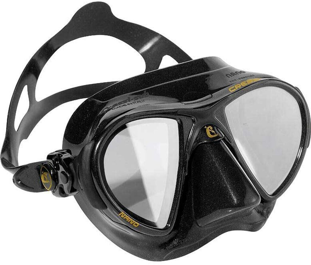 Cressi Nano Black HD mirrored Lens black/black