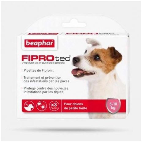Beaphar Fiprotec chien petit 3 pipettes
