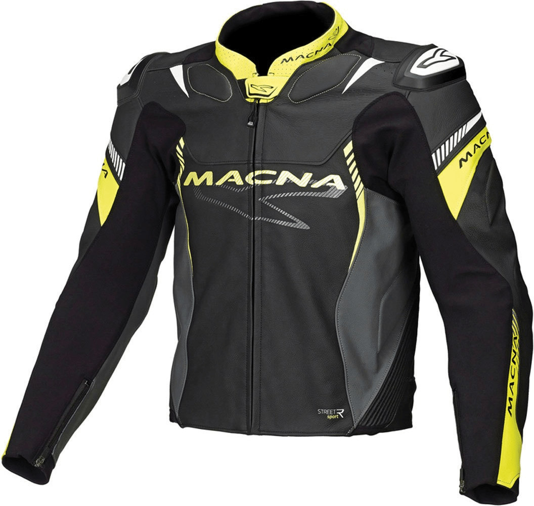 Macna Blouson Blast Lederjacket jaune