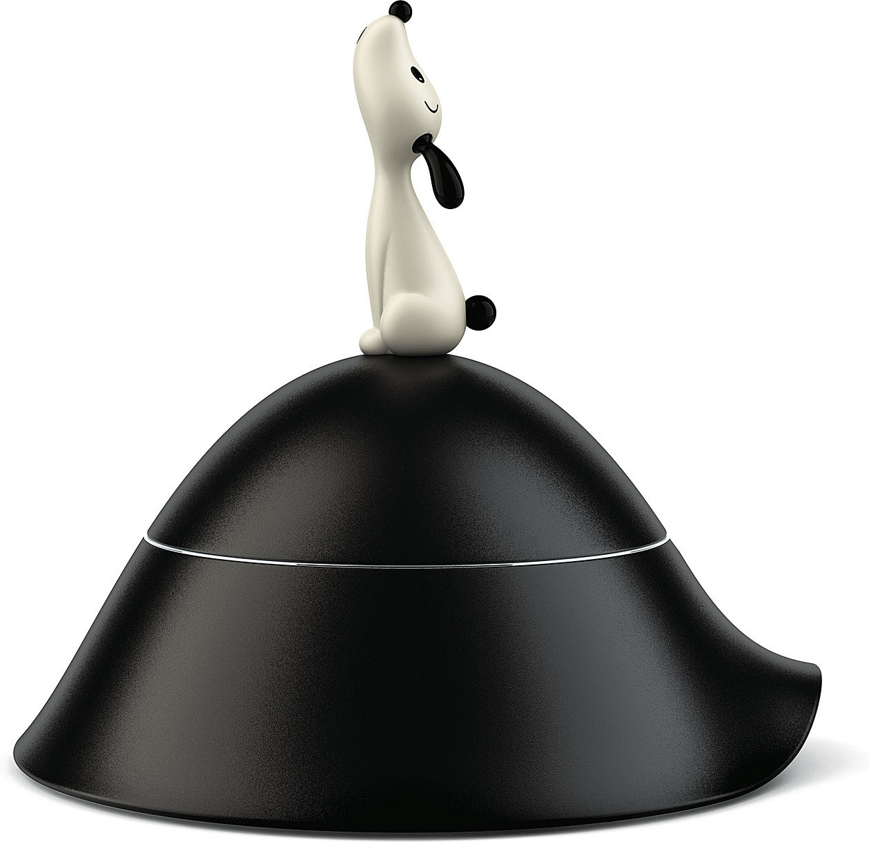 Alessi Gamelle pour chiens Lulà 27 cm noir
