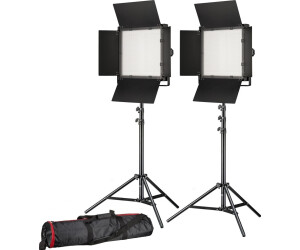 Bresser LED Foto-Video Set 2x LS-600 38W/5.600LUX + 2x Stativ