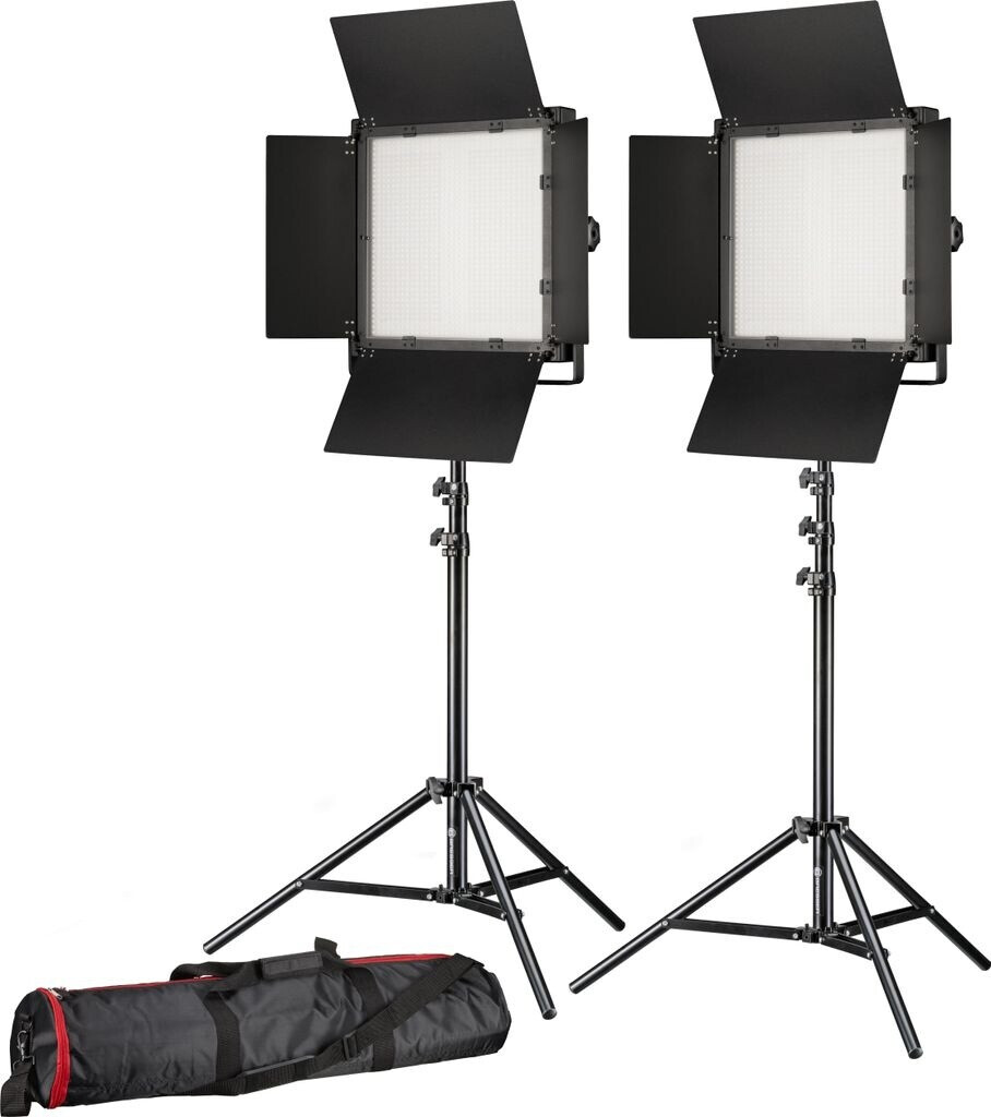 Bresser LED Foto-Video Set 2x LS-600 38W/5.600LUX + 2x Stativ