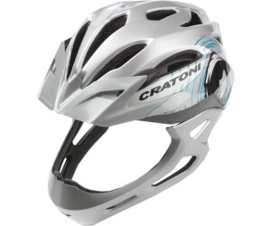 Casque Vélo Intégral Cratoni Maniac - Taille S/M (52-56 Cm) - Mentonnière Amovible - 14 Aérations - Réfléchissant
