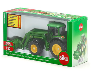 SIKU Kinder Spielzeug John Deere mit Frontlader Traktor Spielzeugtraktor 3652