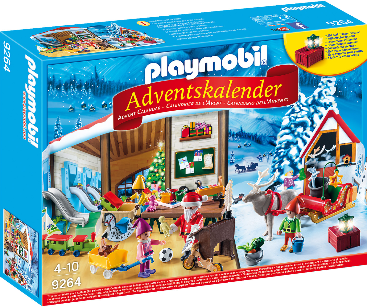 Playmobil Calendario de adviento Taller de Santa (9264) desde 38,99