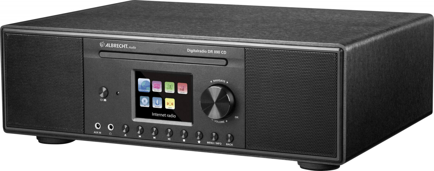 Albrecht DR 890 CD noir