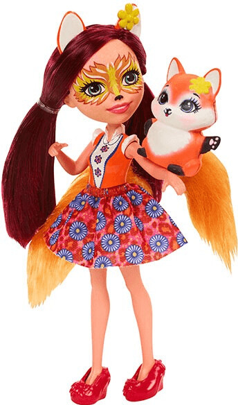 Enchantimals Ciesta Cat Doll (6-in) & Climber Animal Friend Figure