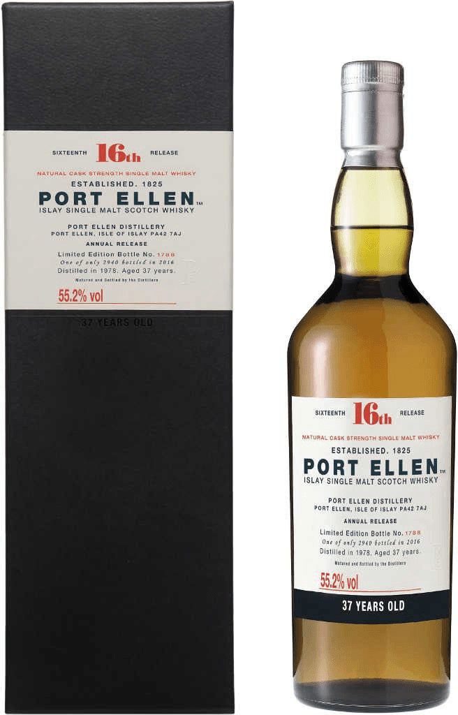 Port Ellen 37 ans dâge 1978/2016 16th Release 0,7 L 55,2 %