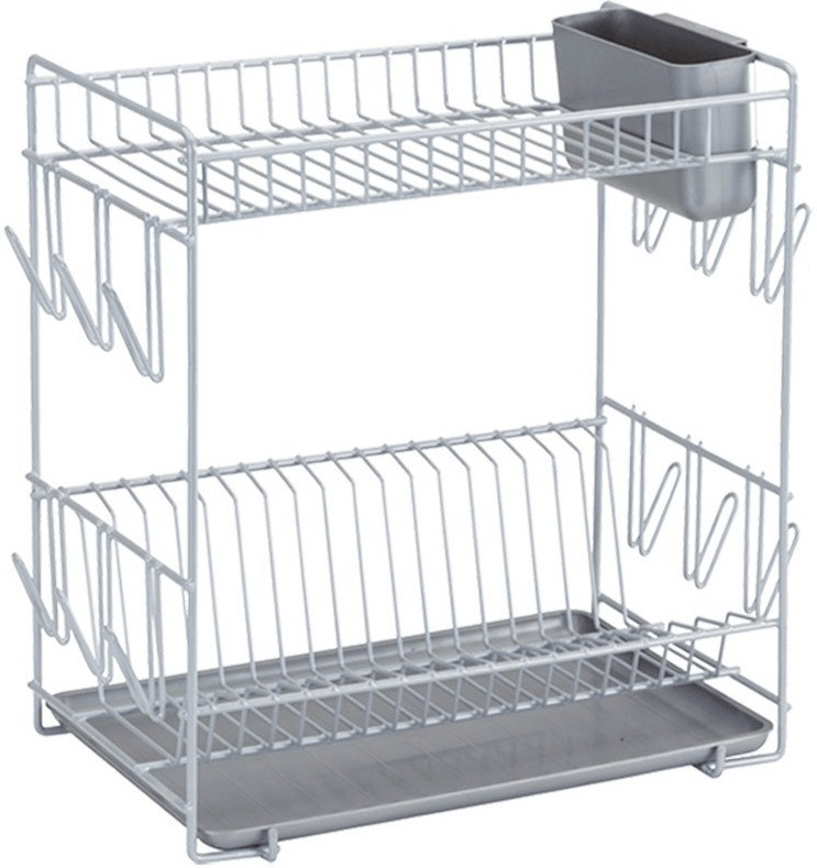 Sauvic Dish rack 43 x 25 x 41,5 cm grey (89010)