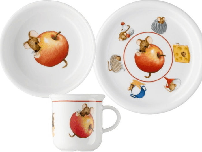 Arzberg Set de vaisselle enfant 3 pièces Souris