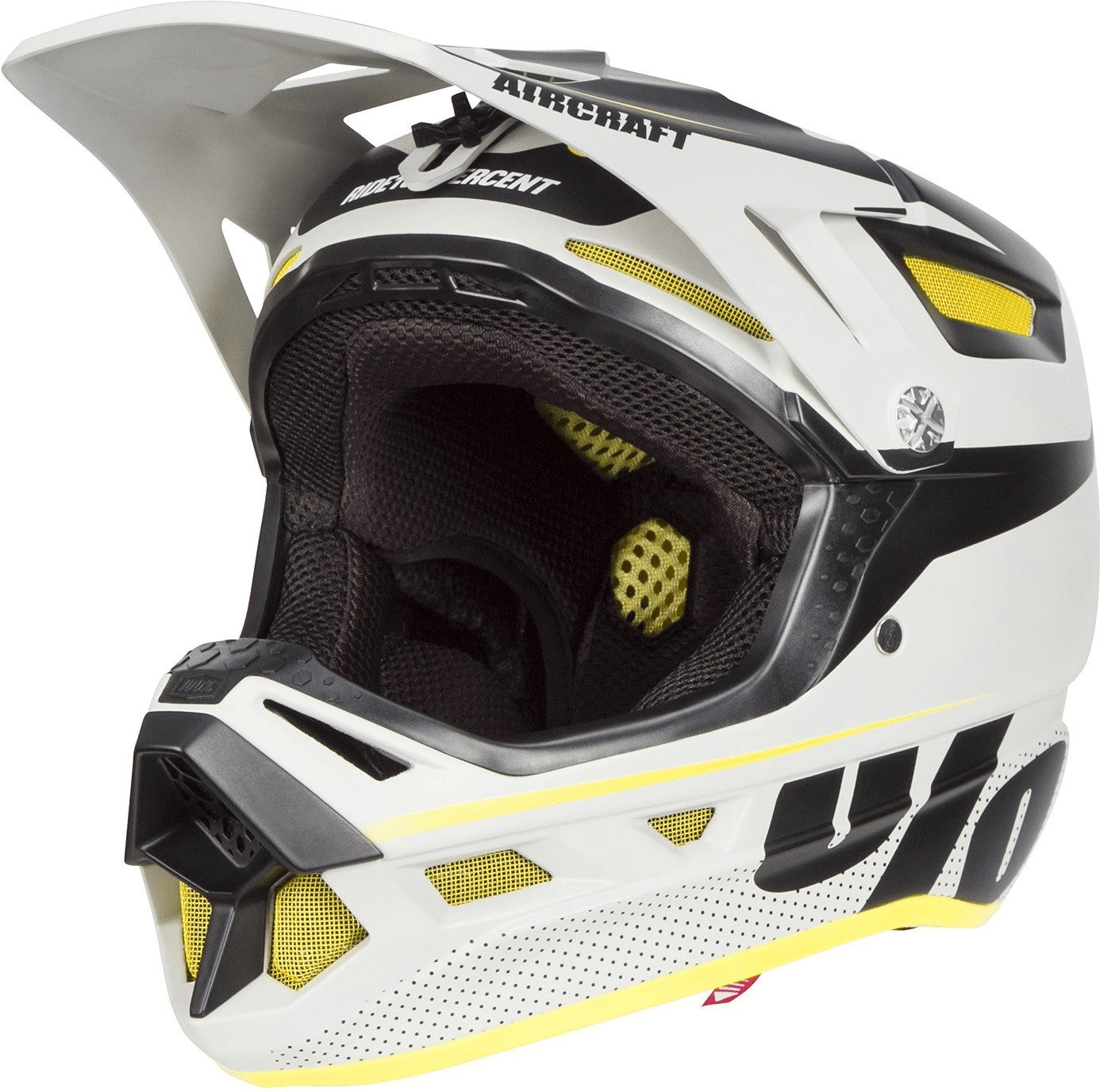 100% Aircraft Mips Fullface blanc