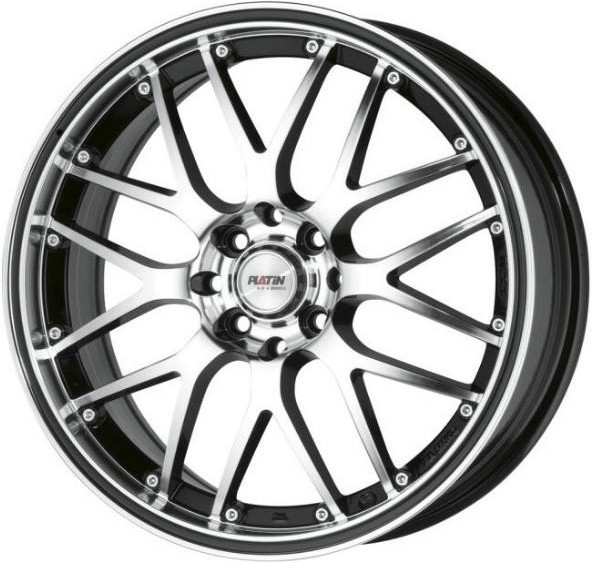 Platin P61 (7x17) noir contour noir