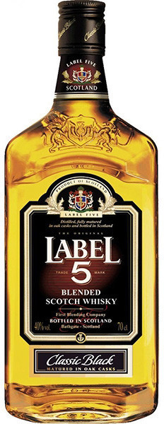 Label 5 Classic Black 1 L 40 %