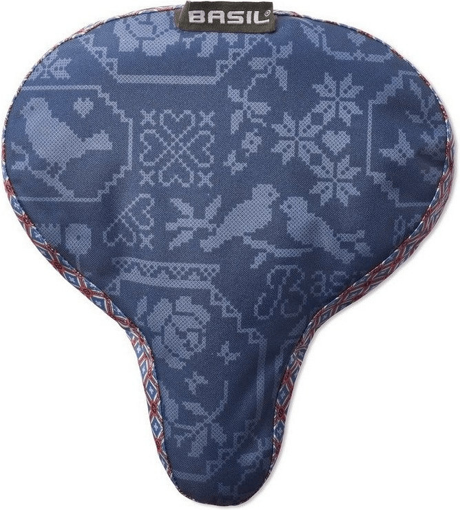 Basil Housse de selle vélo bleu indigo