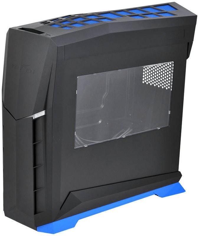 SilverStone Raven RVX01 black with blue trim + window