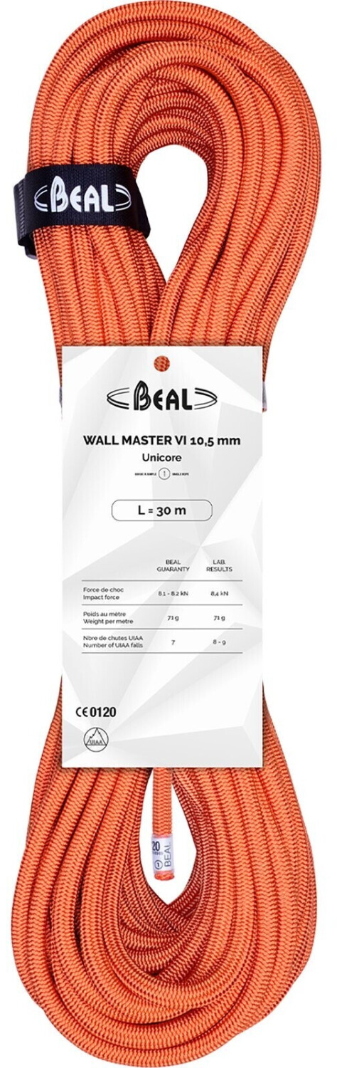 Photos - Climbing Gear Beal Wall Master VI 10.5  orange (20m)