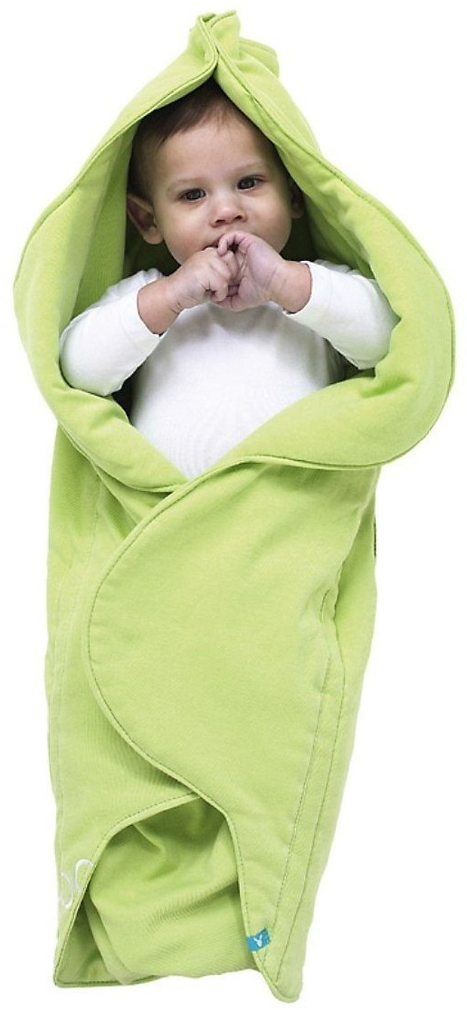 Wallaboo Couverture bébé fleur vert