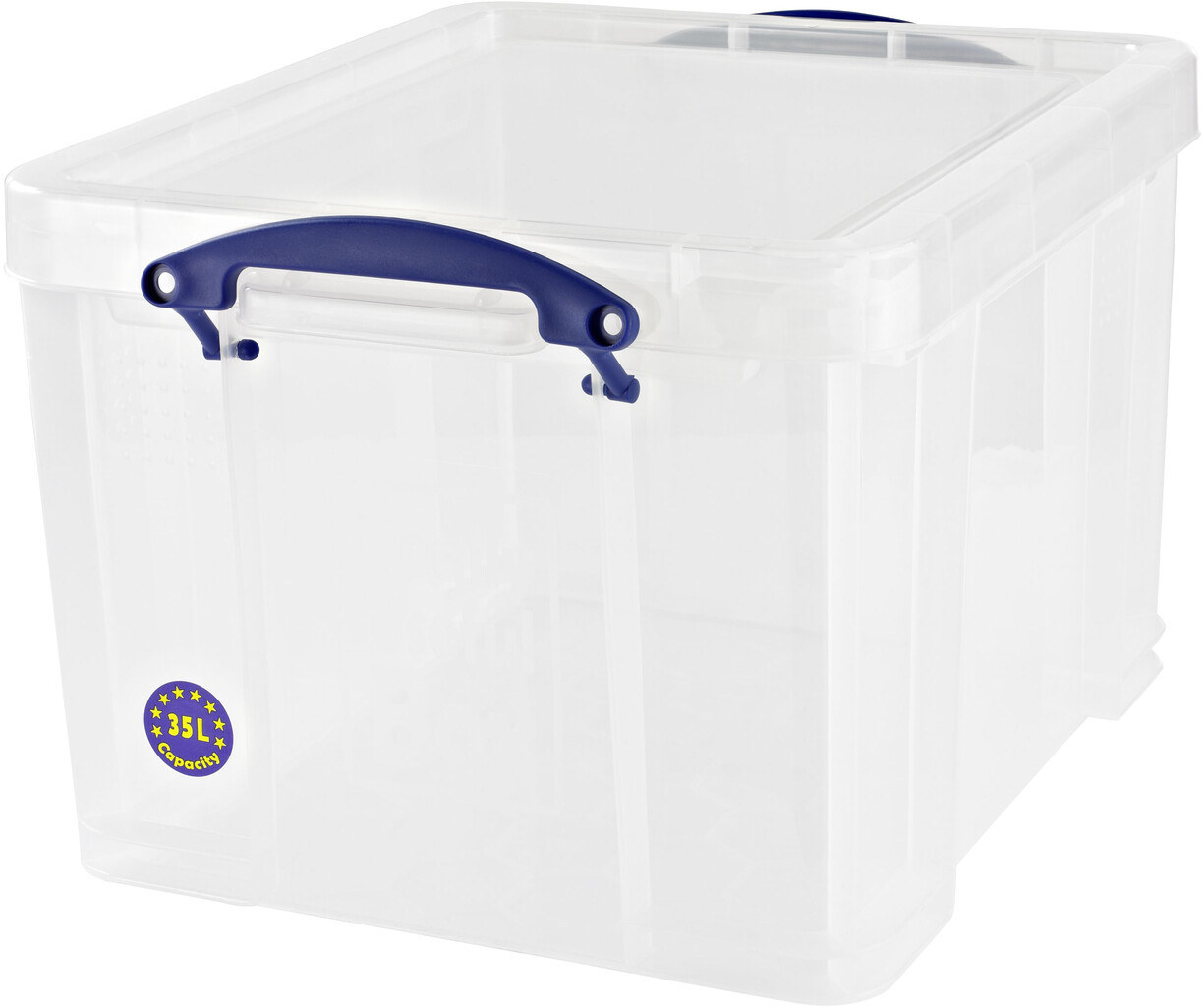 Really Useful Products Storage Box 35 L Transparent (35CCB)