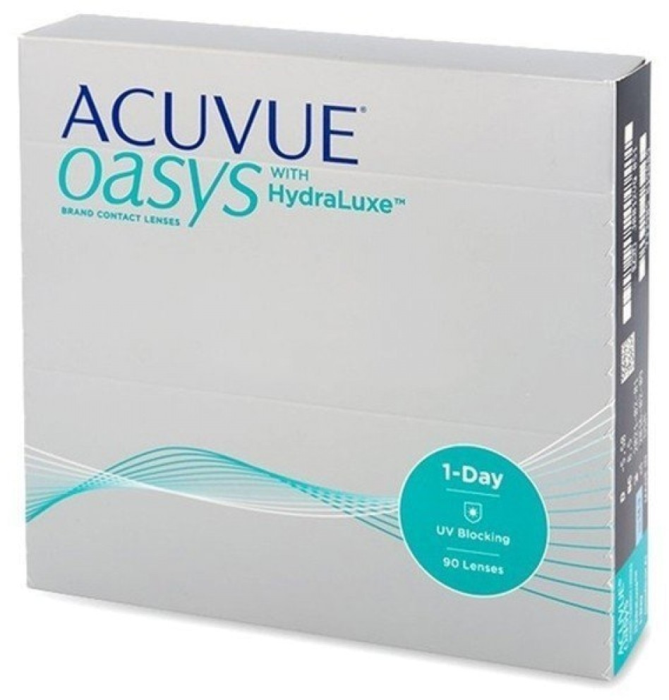 Johnson & Johnson Acuvue Oasys 1-Day avec technologie HydraLuxe -1,75 (90 lentilles)