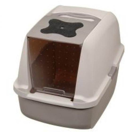 Catit Cat Litter with Roof Large grey