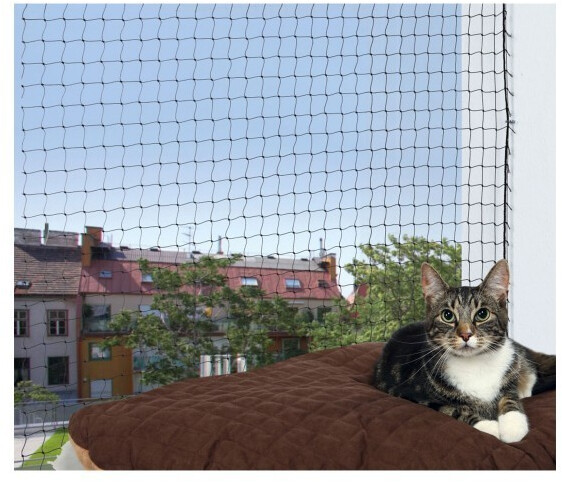 Trixie Filet de protection pour chat 8 x 3 m noir Trixie Filet de protection pour chat 8 x 3 m noir