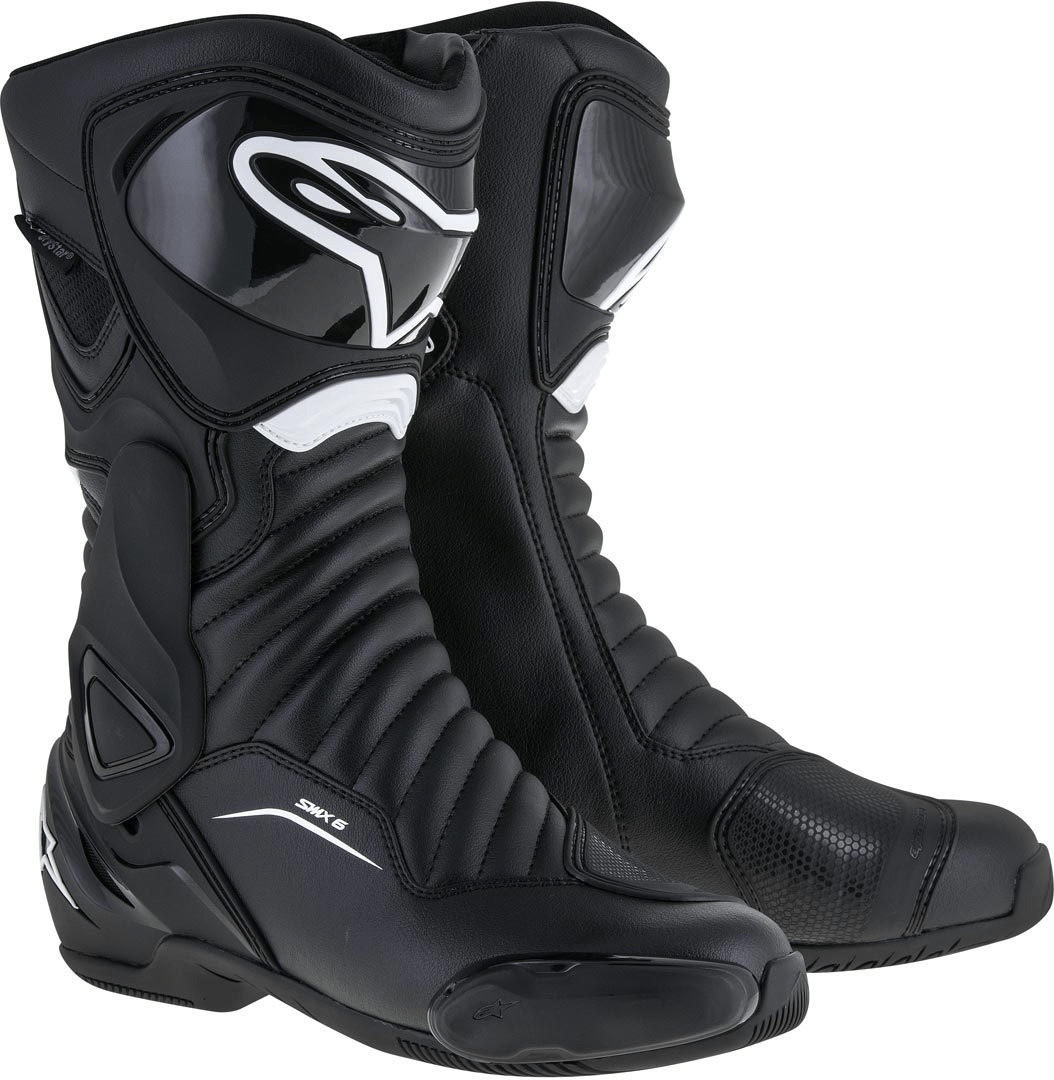 Photos - Motorcycle Boots Alpinestars SMX-6 V2 Drystar Black/White 