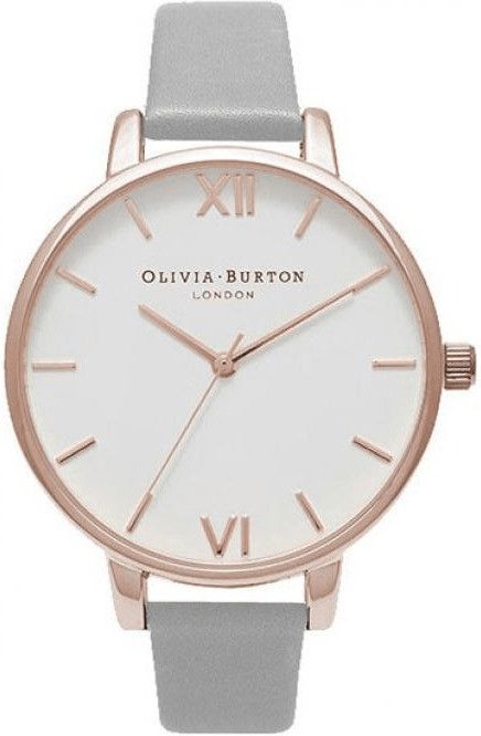 Photos - Wrist Watch Olivia Burton Big Dial Grey/Rose Gold 