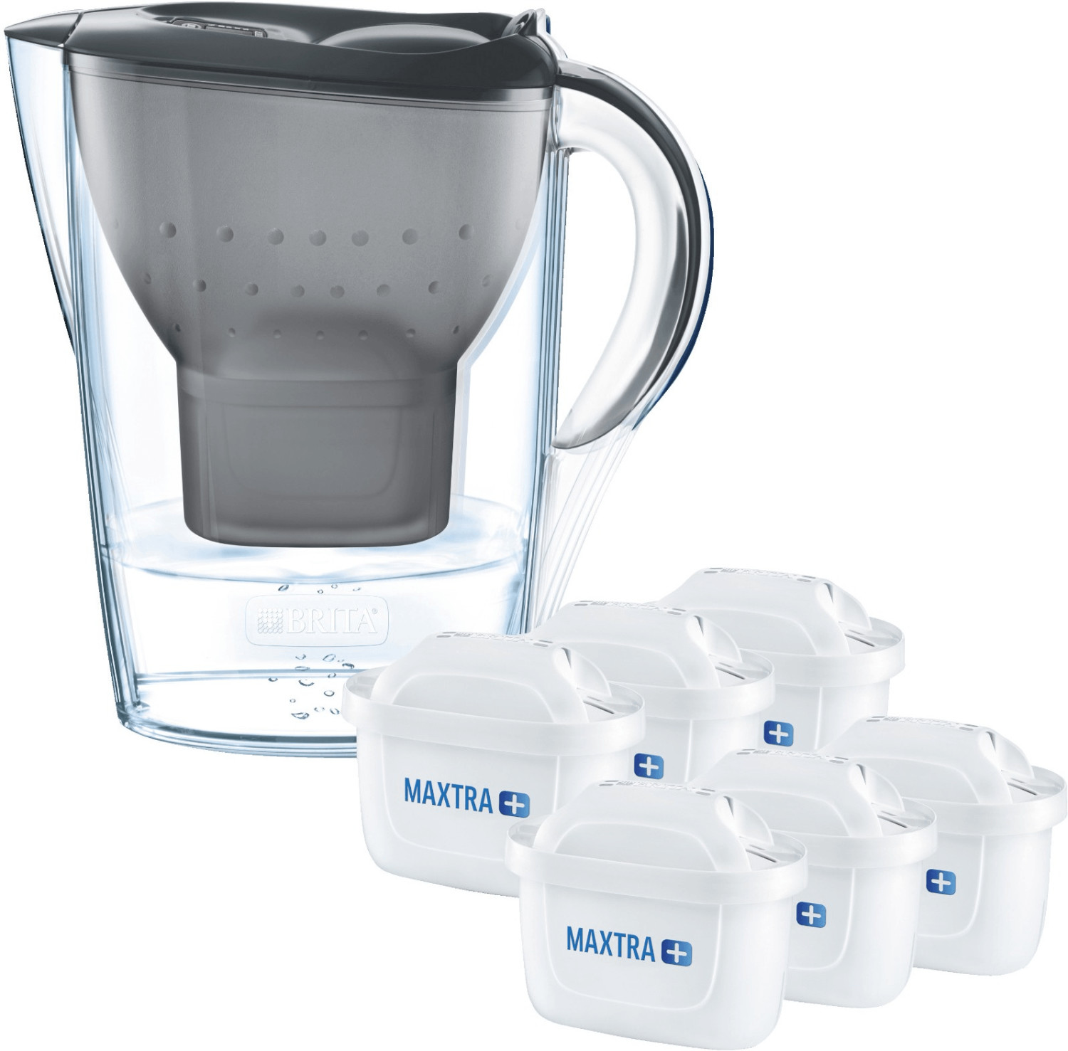 BRITA Carafe filtrante fill & enjoy Marella 2,4 l graphite + 6 cartouches
