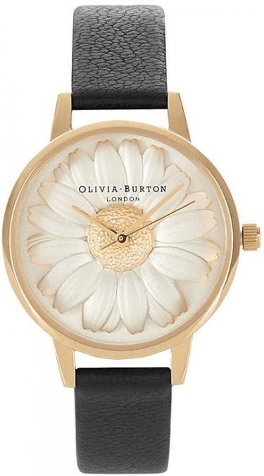 Olivia Burton Montre 3D Daisy Black/Gold