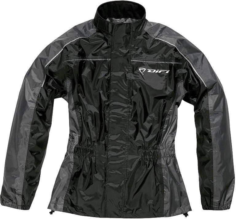 DiFi Veste de pluie Bristol noir/grau