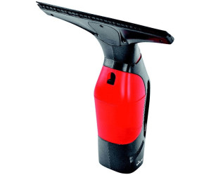 múltiples usos Vileda Windomatic Power Aspirador de ventanas con doble potencia de aspiración depósito extraíble color rojo y negro cuello flexible 
