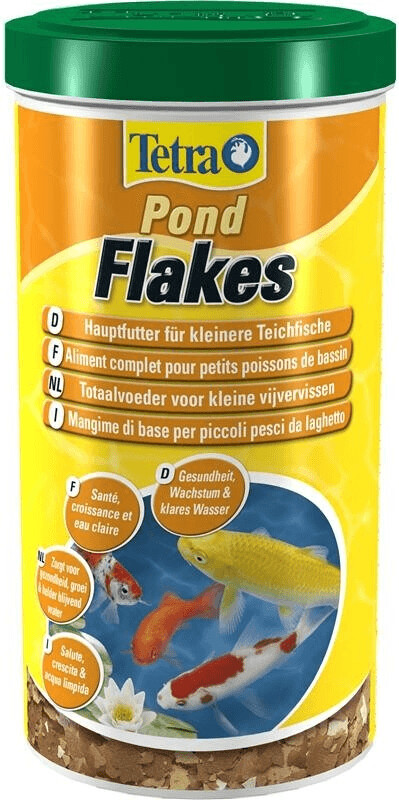 Tetra Pond Flakes pour les poissons de bassin, jeunes et de petites tailles