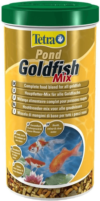 Tetra Pond Gold Mix, Complete Fish Food Mix for All Goldfish, 4