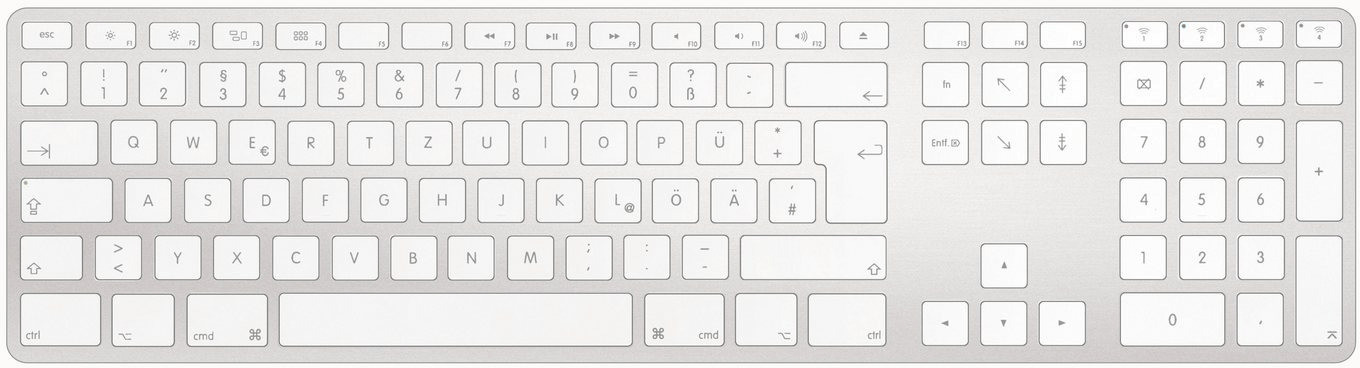 Jenimage Wireless Aluminium Keyboard (DE)