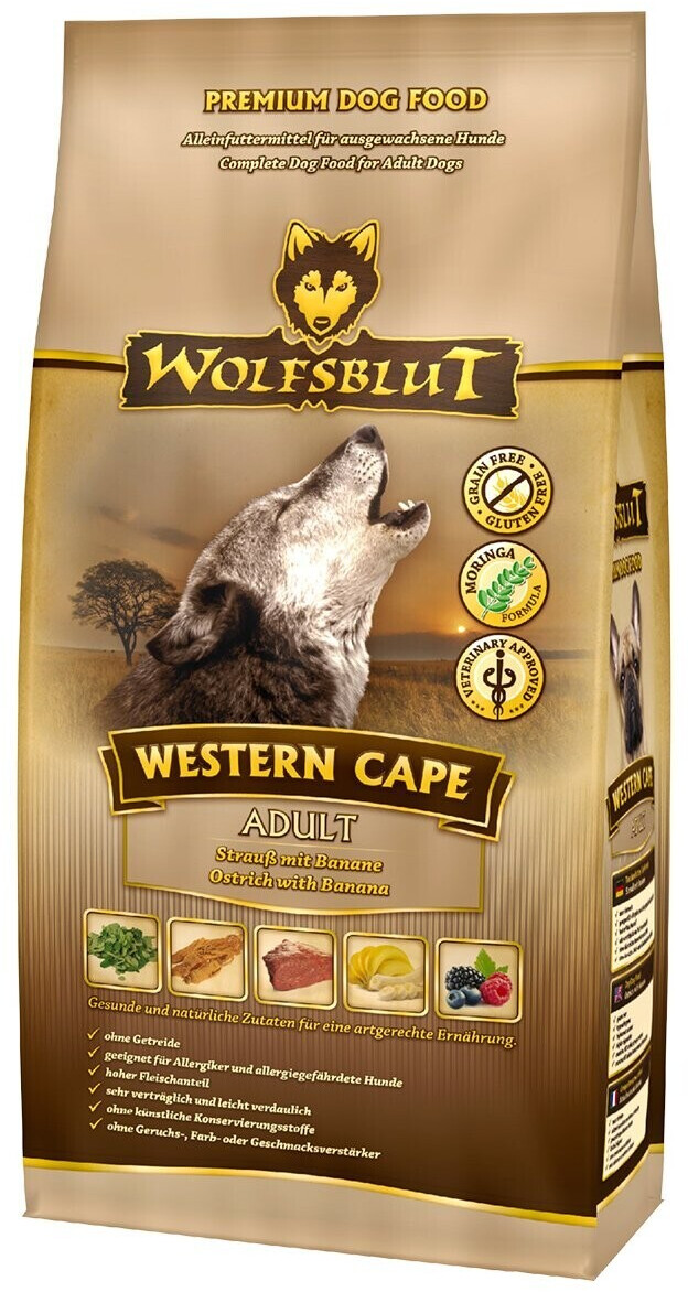 Wolfsblut Western Cape Adult autruche & banane