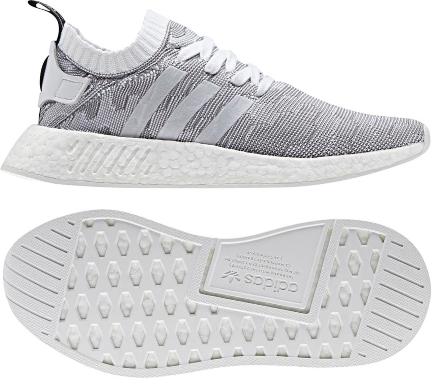 Adidas NMD R2 Primeknit W running white running white core black ab 134 95 Preisvergleich bei idealo