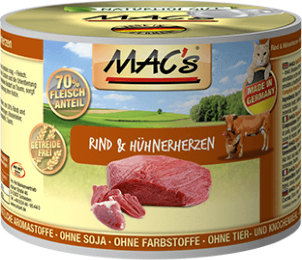 MAC's boeuf & coeurs de poulet
