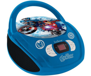 Lecteur CD portable - LEXIBOOK - Reine des Neiges - Microphone - Entrée  audio auxiliaire - Bleu