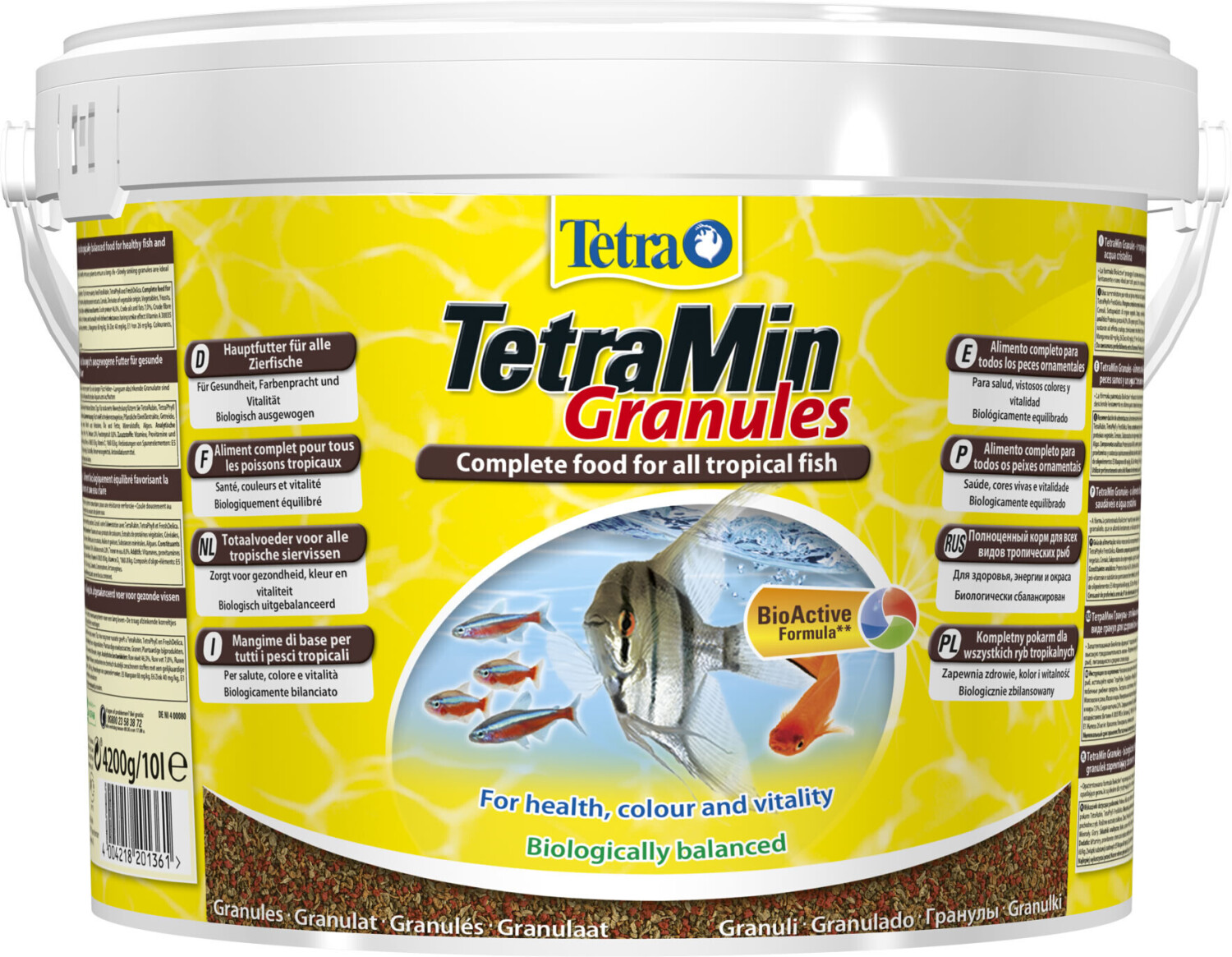 Tetra TetraMin Granules pour poissons de pleine eau (10 l.)